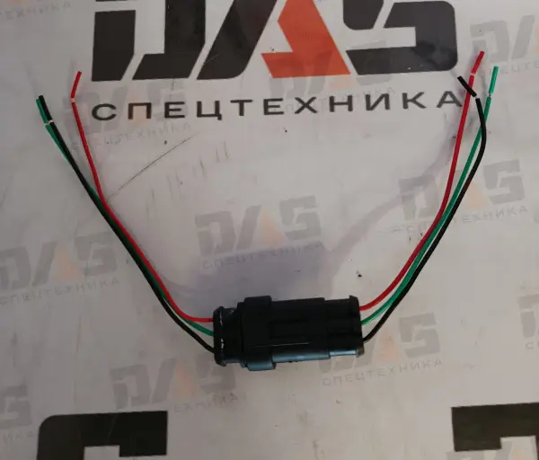 Разъем 3-х контактный влагозащитный с проводом