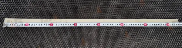 Пластина фторопласт 27х10х750 (4 отв.)