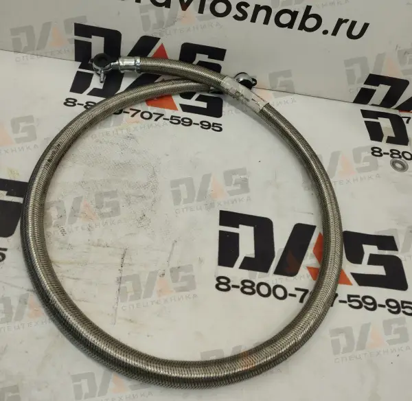 Топливопровод L=1100мм (мет. оплетка) TD226B