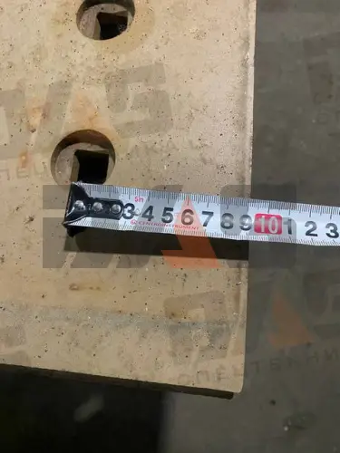 Нож ковша для LW300F (2484х320х20) с отверстиями (СТ45) (12 отверстий) н/о